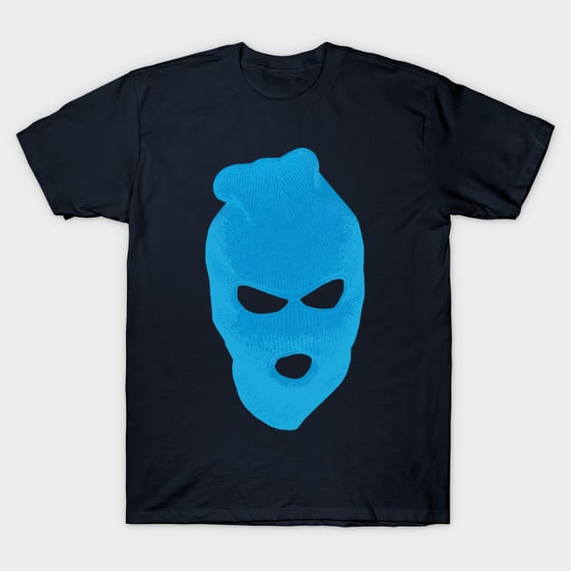 BLANK FACE BLUE T-Shirt by CharlieCreator